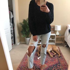 Brandy Melville Ripped Boyfriend Denim